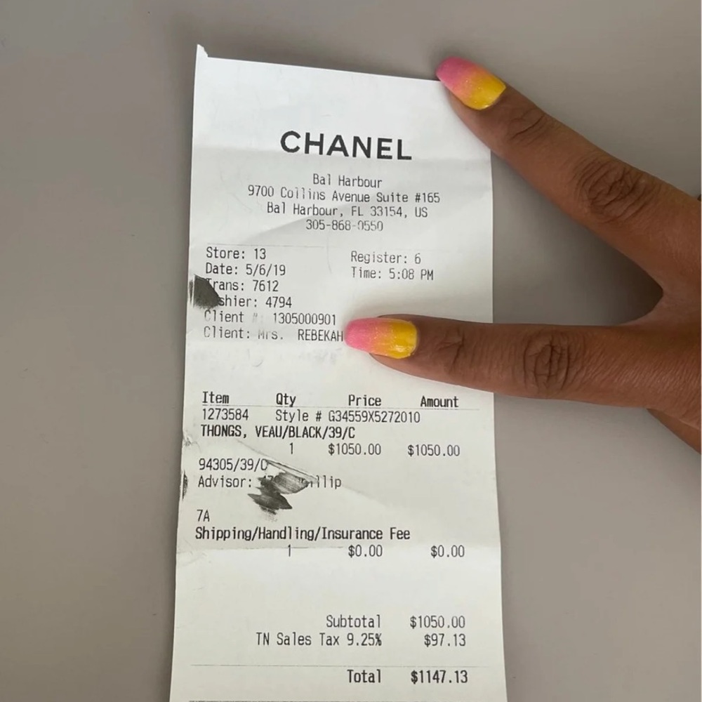 CHANEL Sandals CC Logo Size 39 - Picture 6 of 6